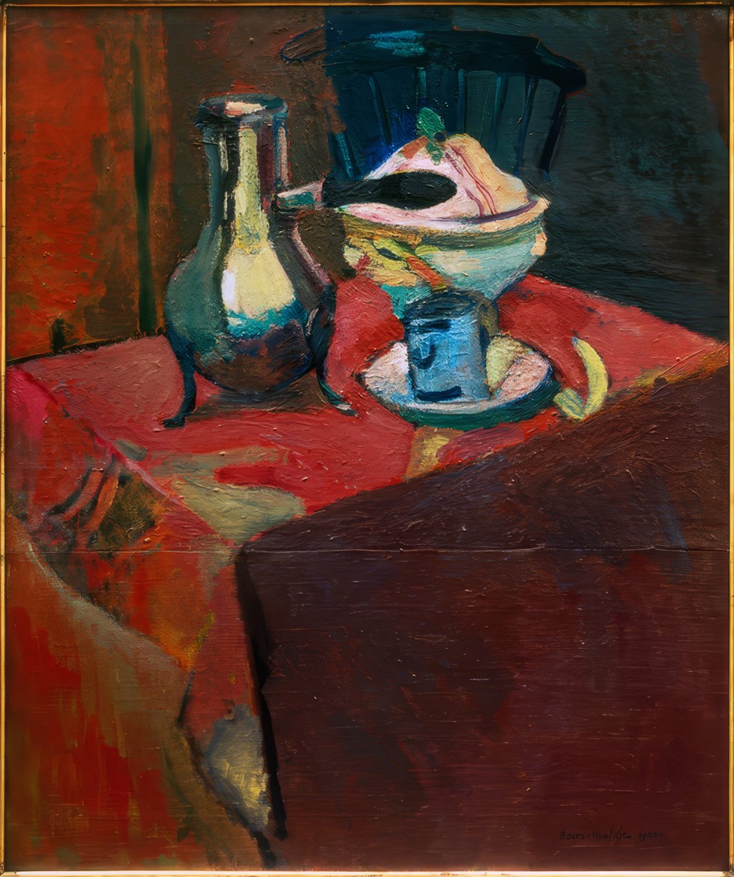 Service på bordet af Henri Matisse