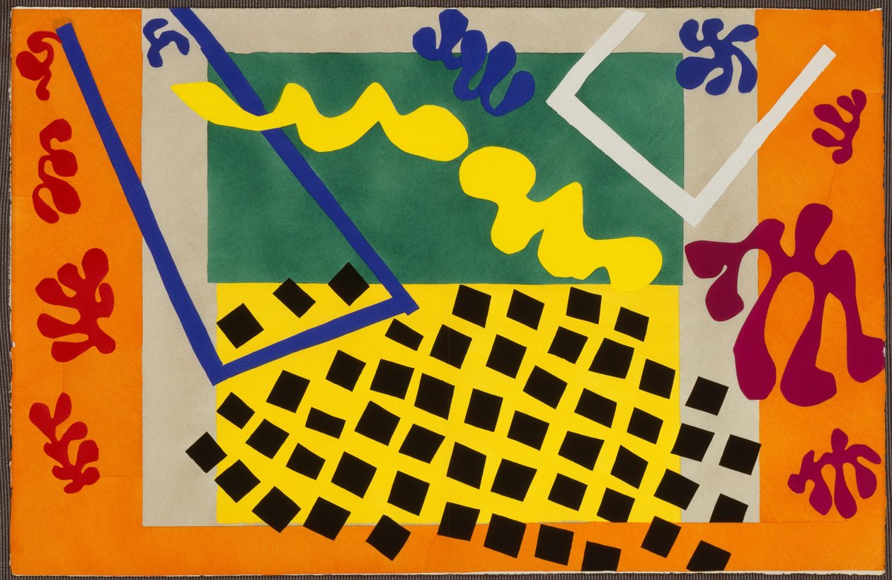 Codomas. Fra "Jazz". Planche XI. S. 78/79 af Henri Matisse
