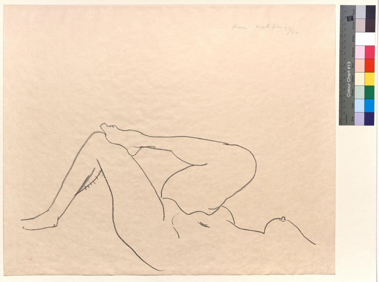 Undersøgelse af benene af Henri Matisse