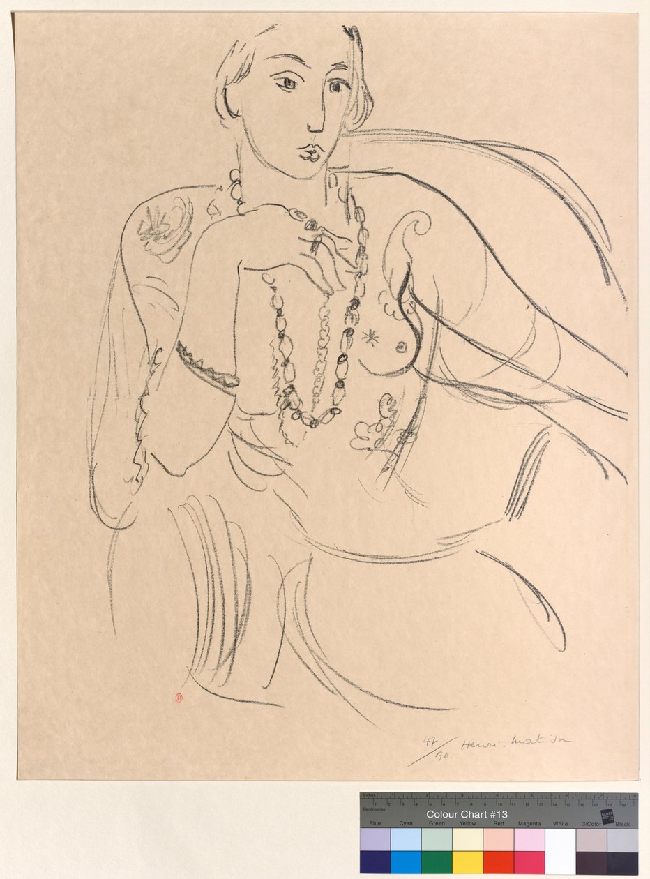 Kvinde med halskæde af Henri Matisse