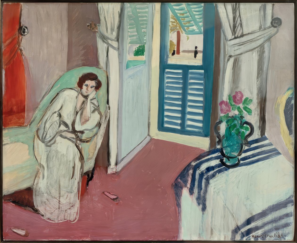 Kvinde på sofa af Henri Matisse