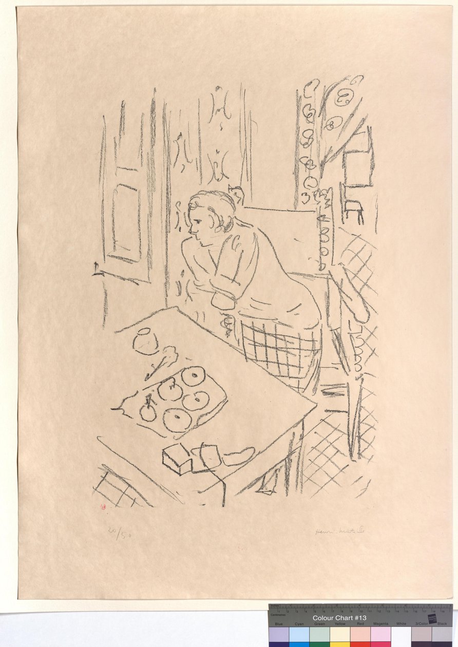 Figur i et interiør af Henri Matisse