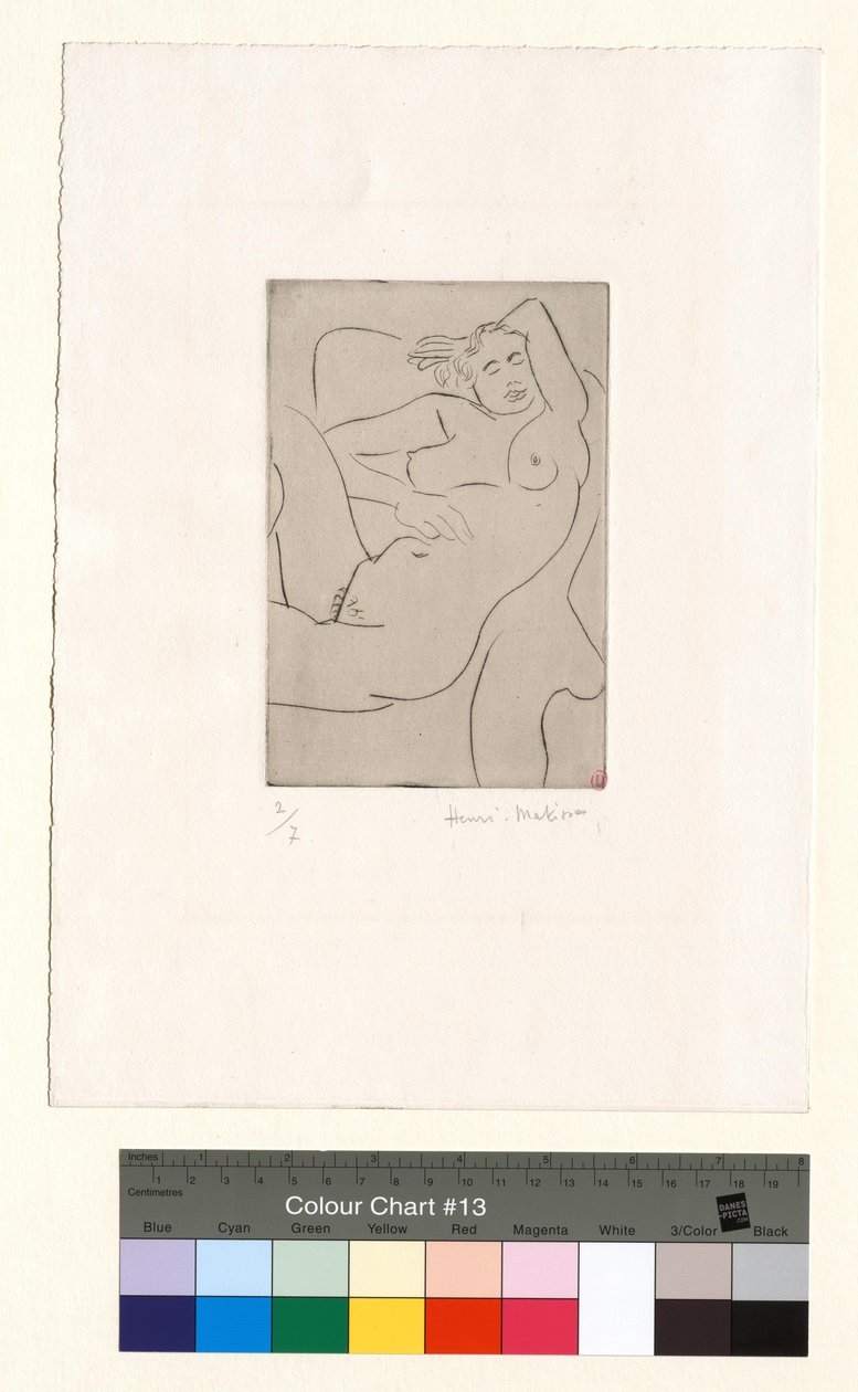 Sovende figur af Henri Matisse