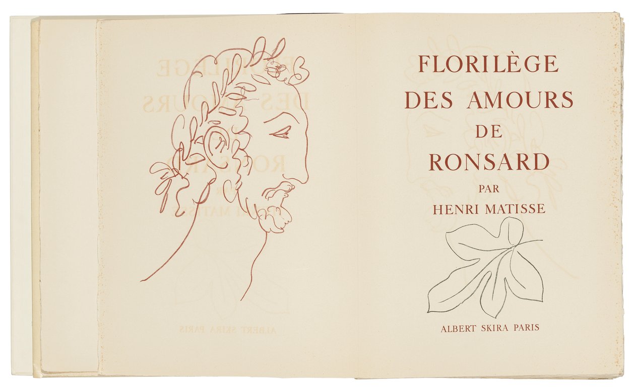 Et udvalg af Ronsards Amours af Henri Matisse