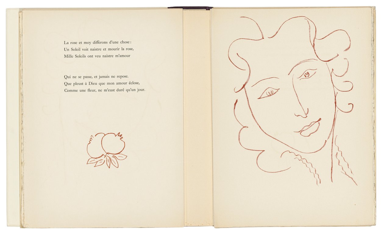 Et udvalg af Ronsards Amours af Henri Matisse