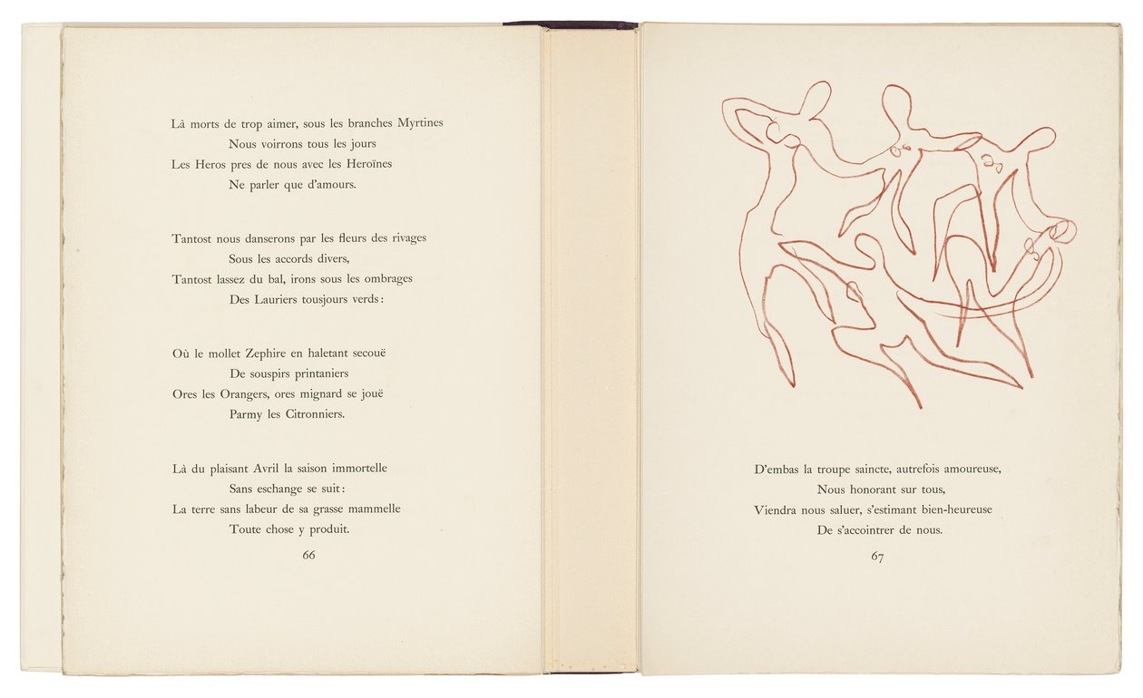 Et udvalg af Ronsards Amours af Henri Matisse