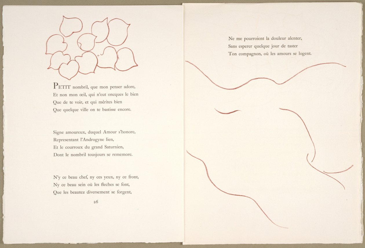 Florilège af Ronsards Amours, 29. november af Henri Matisse