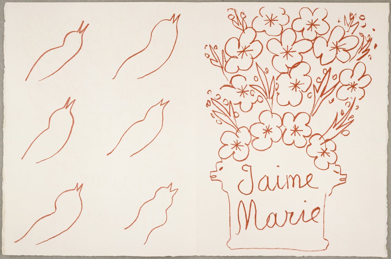 Florilège af Ronsards Amours, 29. november af Henri Matisse