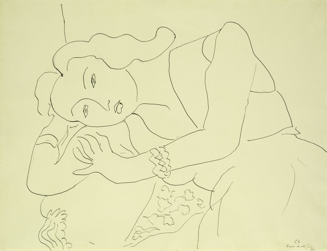 Hovedet af en kvinde af Henri Matisse