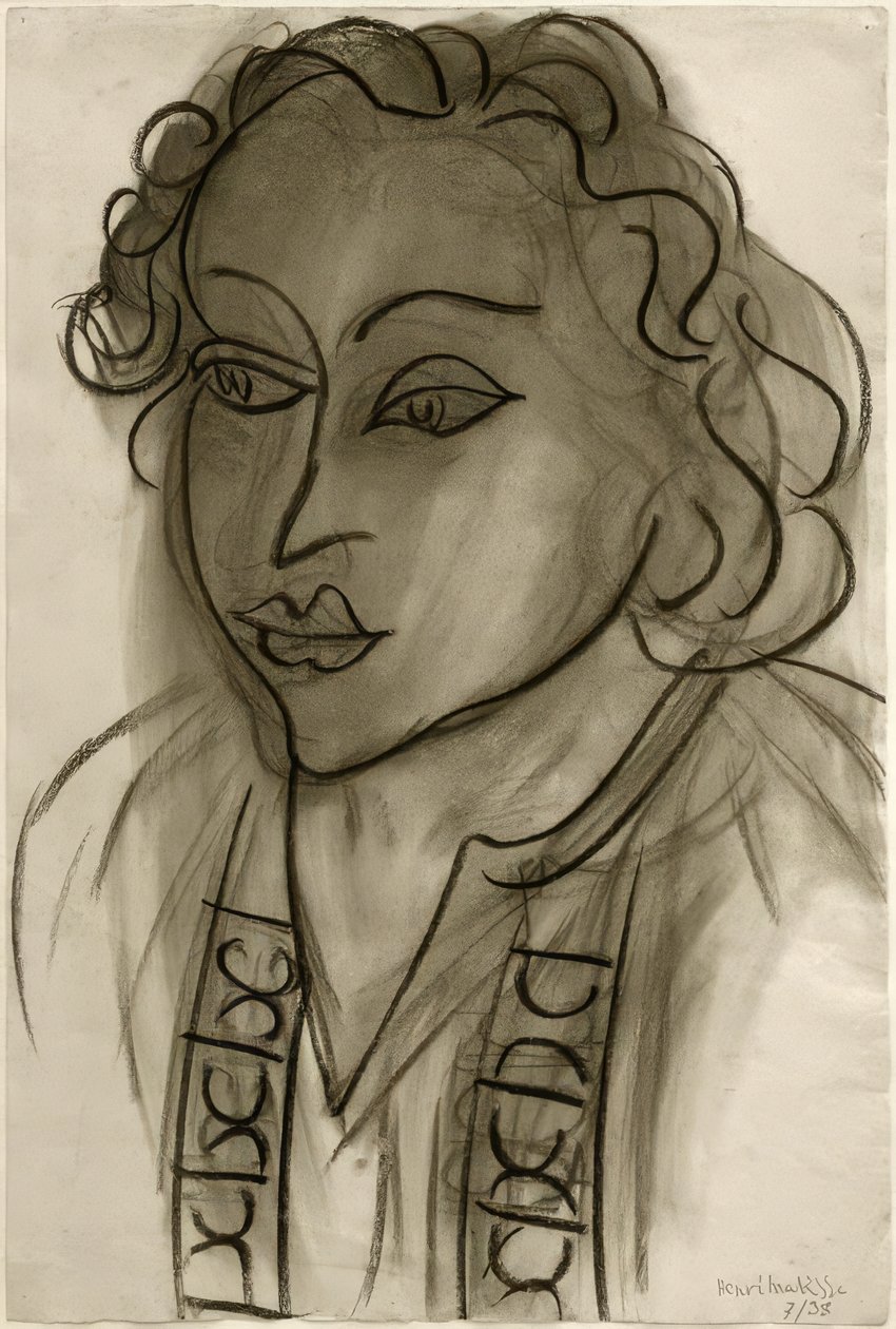 Hovedet af en kvinde af Henri Matisse