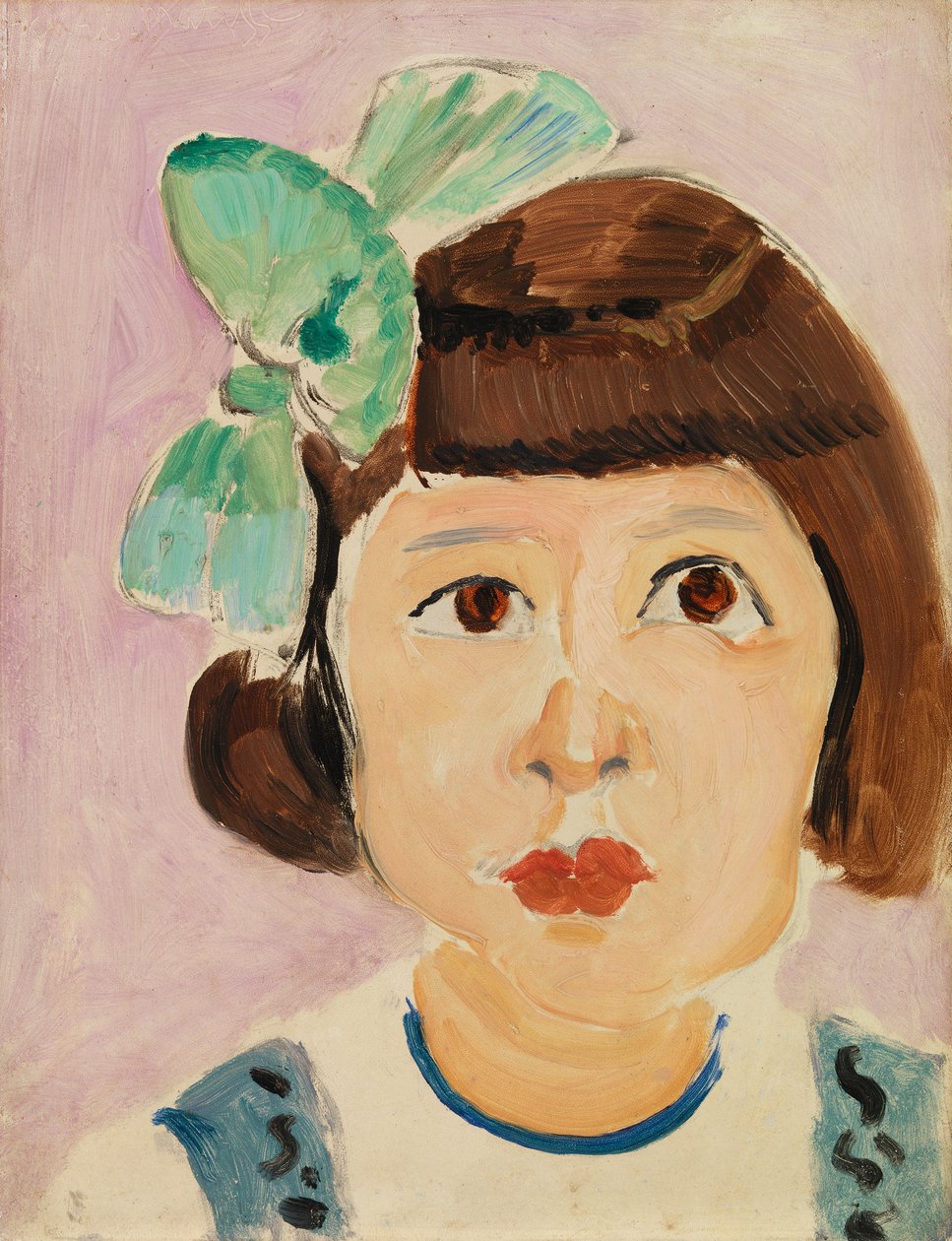 Hovedet af en ung pige (Tête de fillette) af Henri Matisse
