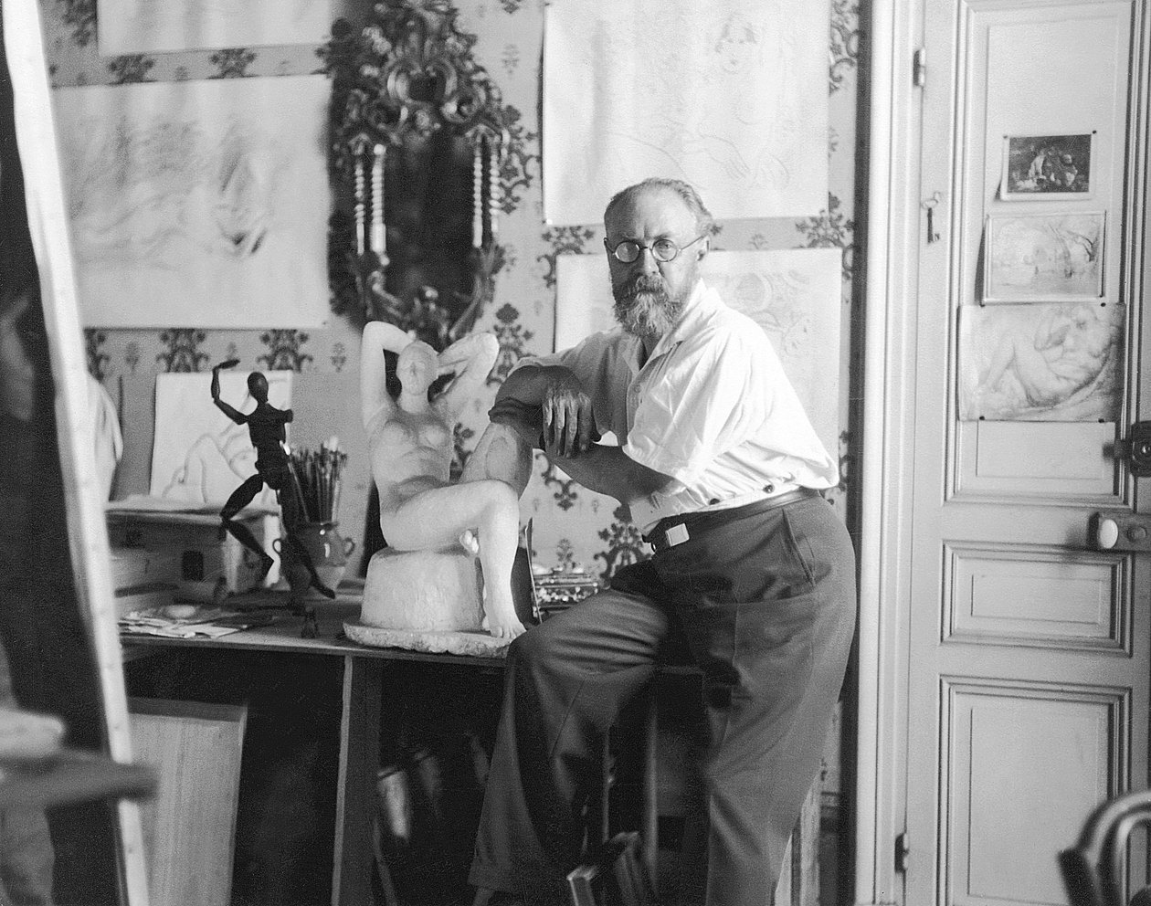 Henri Matisse, maleren (s/h-foto) af Henri Matisse