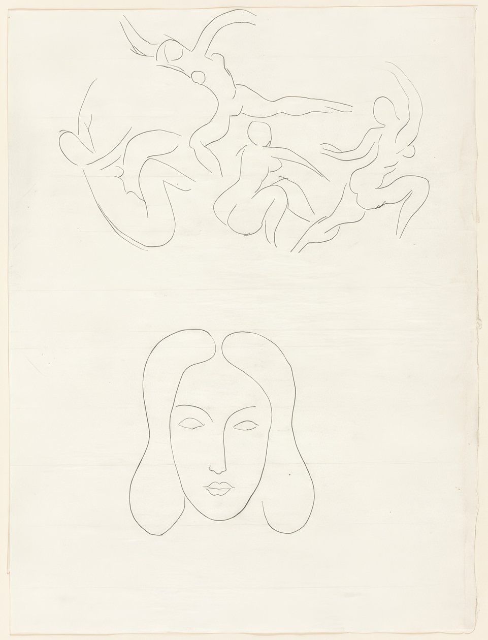 Hérodiade, Scène lV, planche tretten fra Poesies de Mallarmé af Henri Matisse