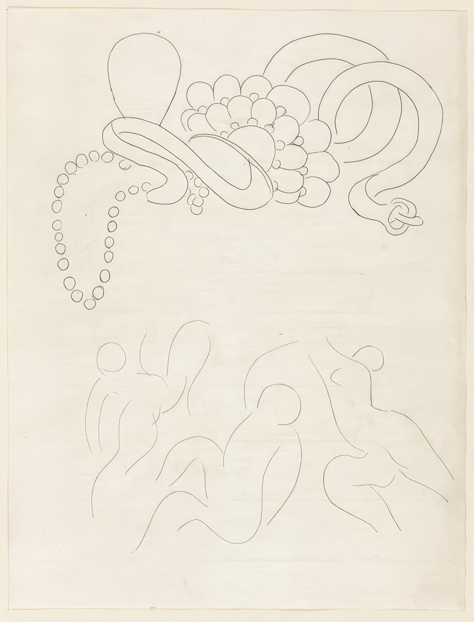 Hérodiade, scene ll, planche 11 fra Poesies af Mallarmé af Henri Matisse