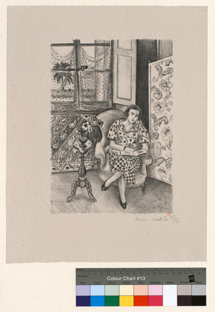 Interiør, læsningen af Henri Matisse