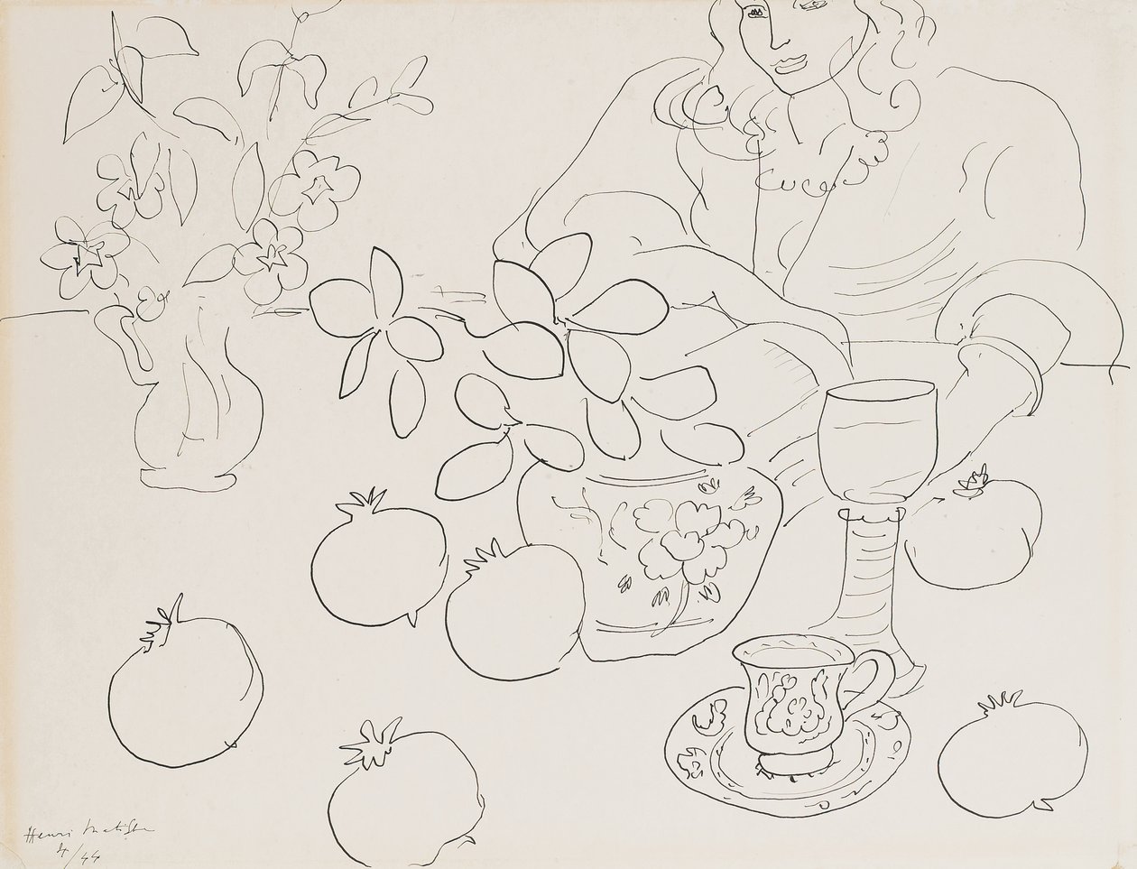 Indvendig scene af Henri Matisse