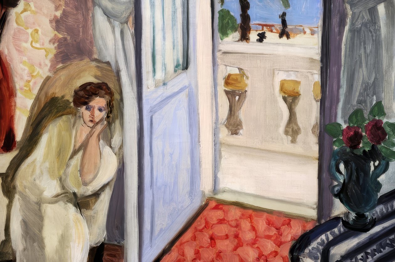 Interiør i Nice (værelse på Hôtel Méditerranée) af Henri Matisse