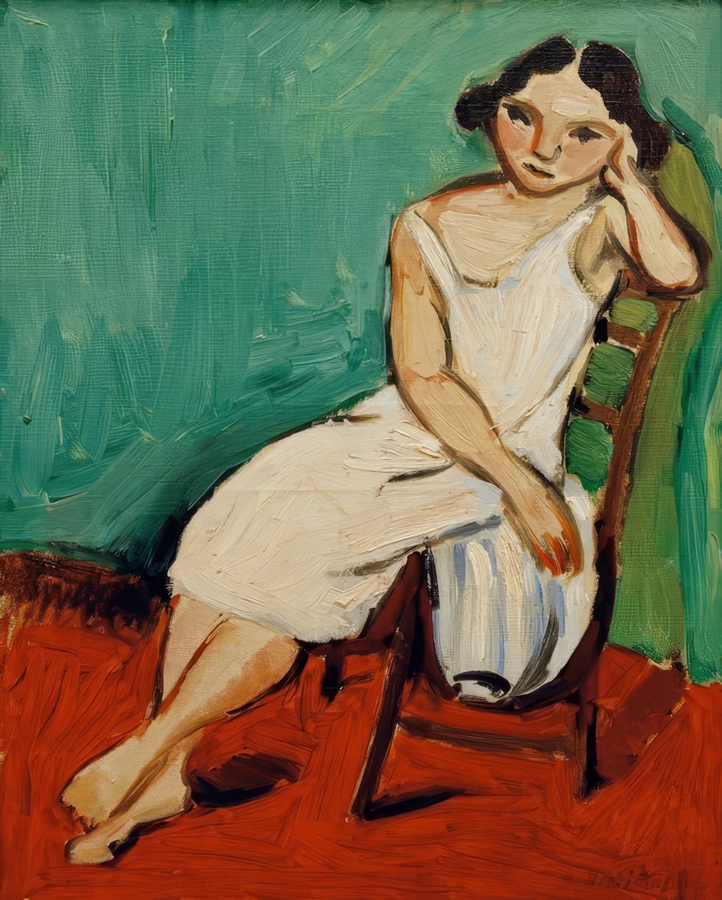 Siddende pige af Henri Matisse
