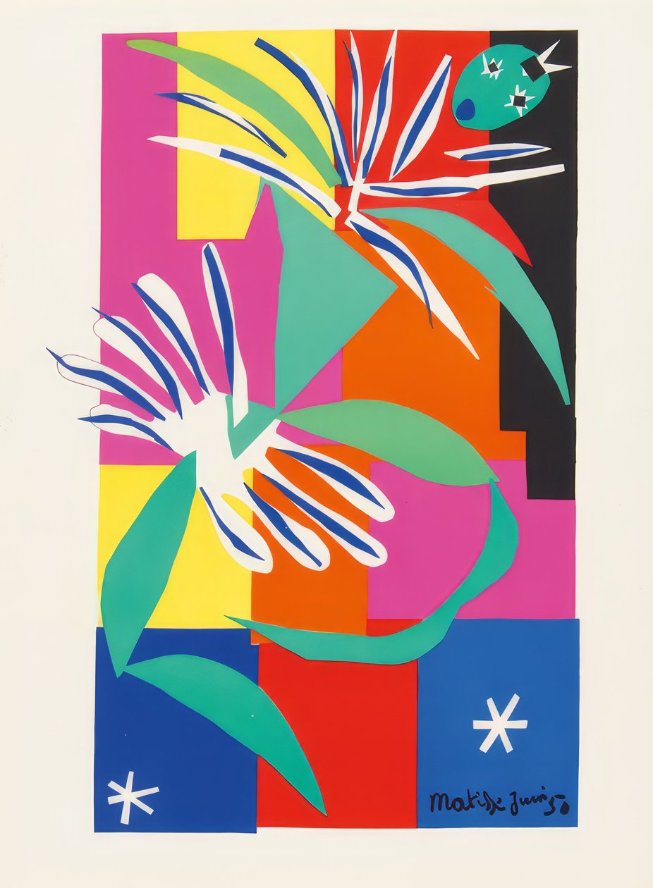 Konvolut af otte farvelitografier af Henri Matisse