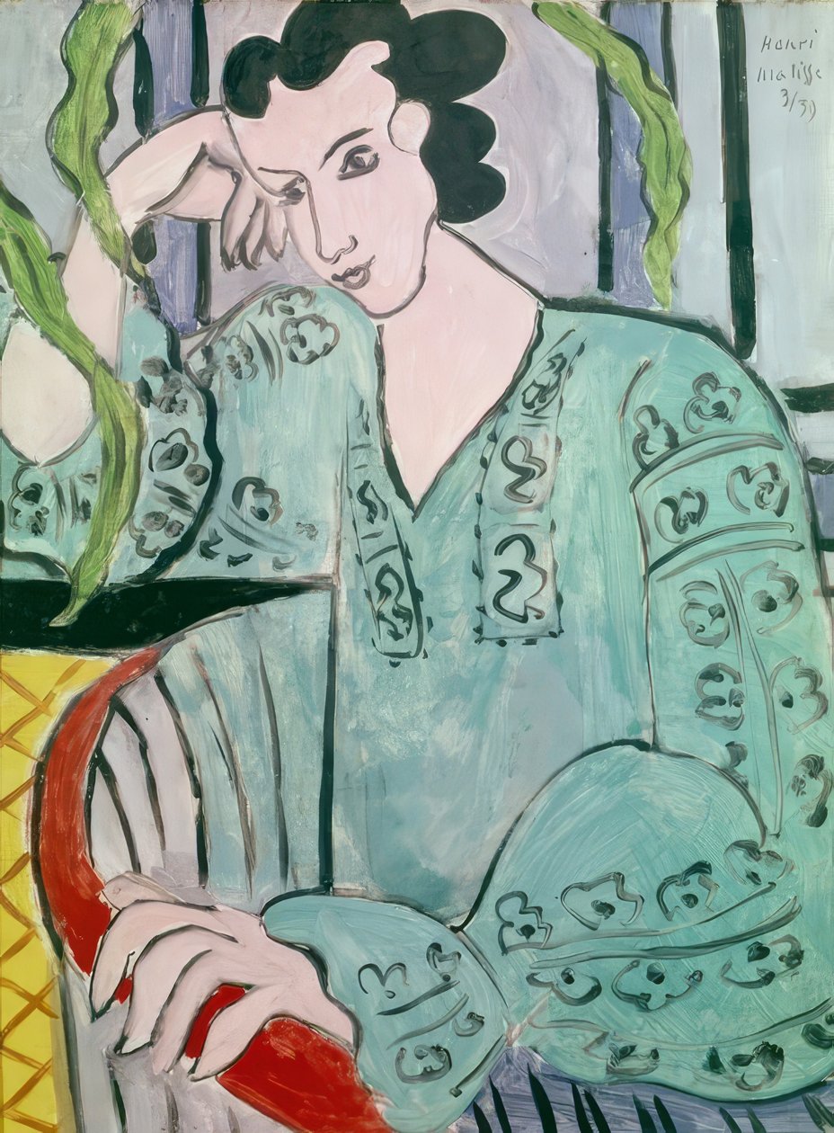 Ungareren i den grønne bluse af Henri Matisse
