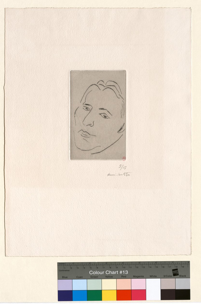 Pianisten Alfred Cortot af Henri Matisse