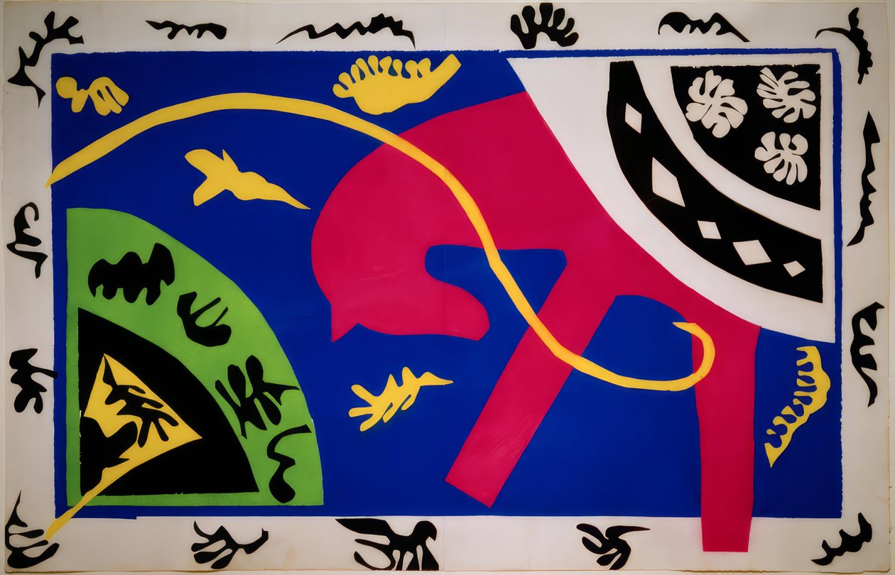 Hesten, rytteren og klovnen af Henri Matisse