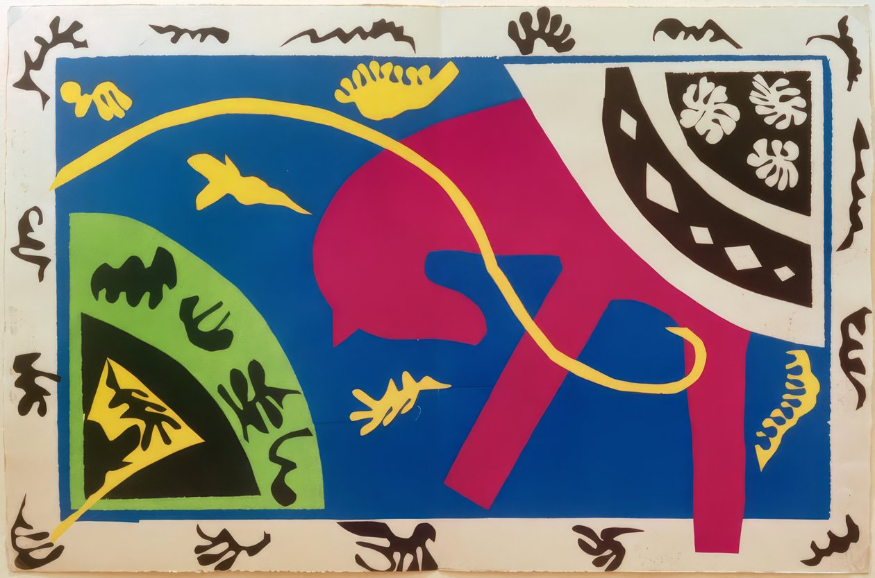 Hesten, rytteren og klovnen af Henri Matisse
