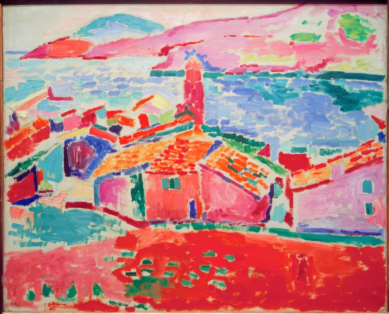 Tagene i Collioure af Henri Matisse