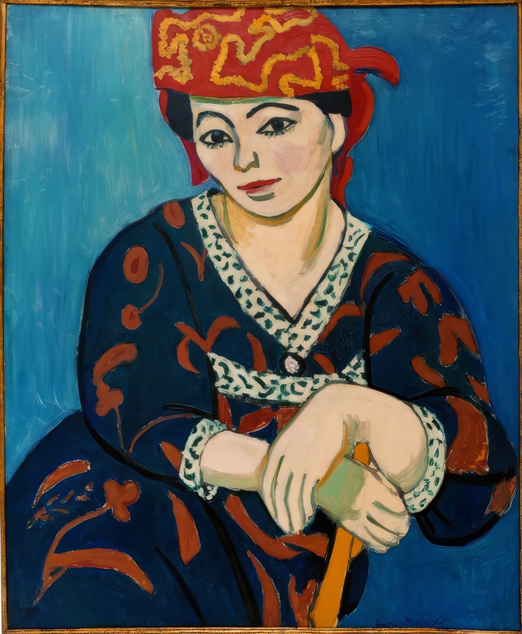 Madame Matisse: Madras rouge af Henri Matisse