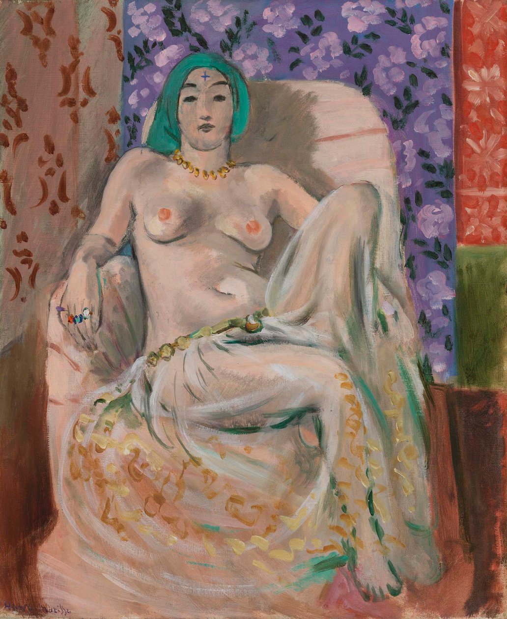 Maurisk kvinde (Det løftede knæ) af Henri Matisse