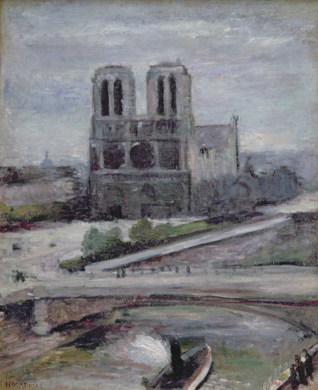 Notre Dame (olie på lærred) af Henri Matisse