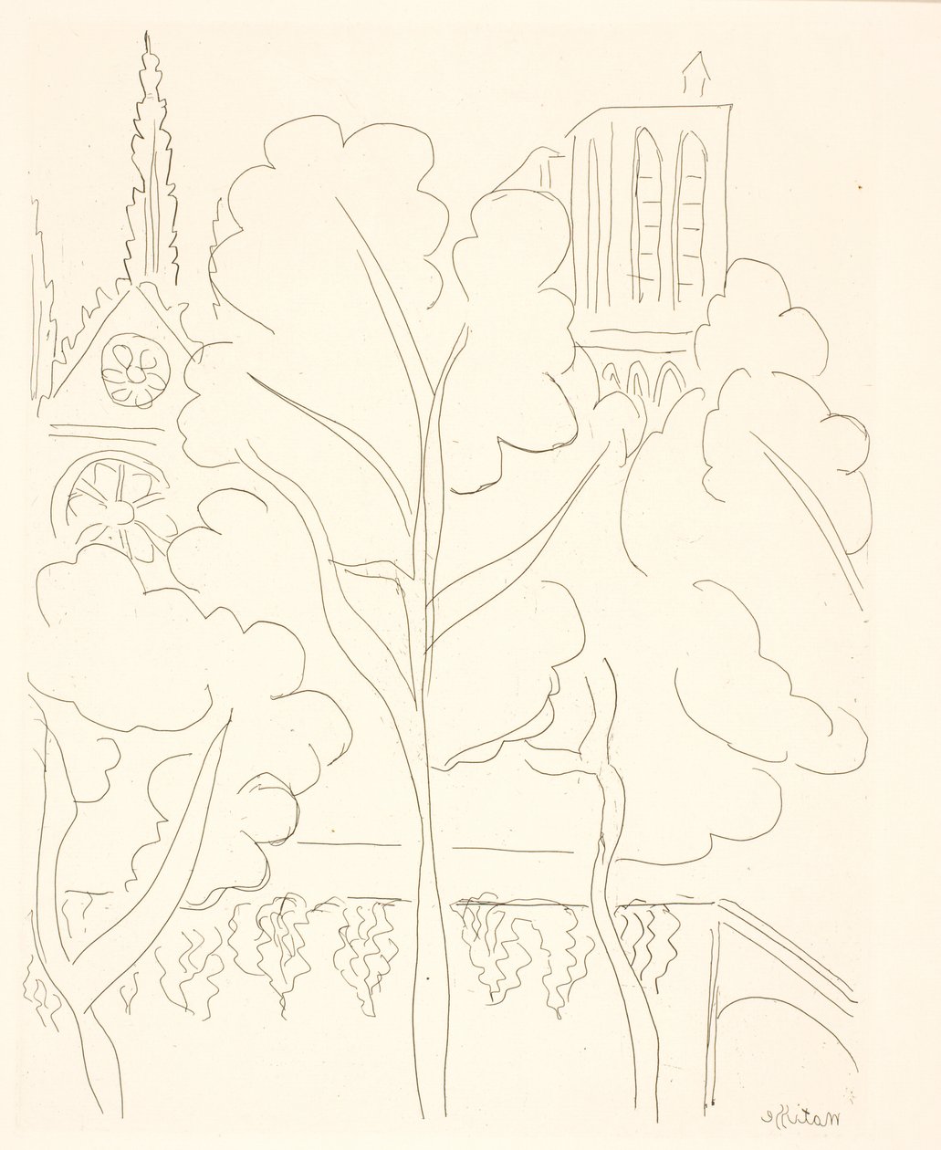 Notre-Dame, Paris af Henri Matisse