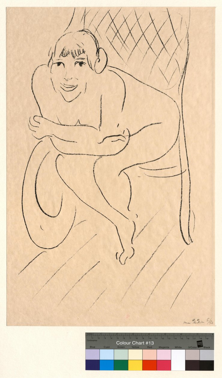 Nøgen i gyngestolen af Henri Matisse