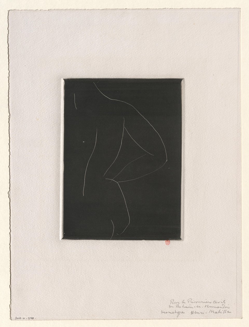 Nøgen rygfigur af Henri Matisse