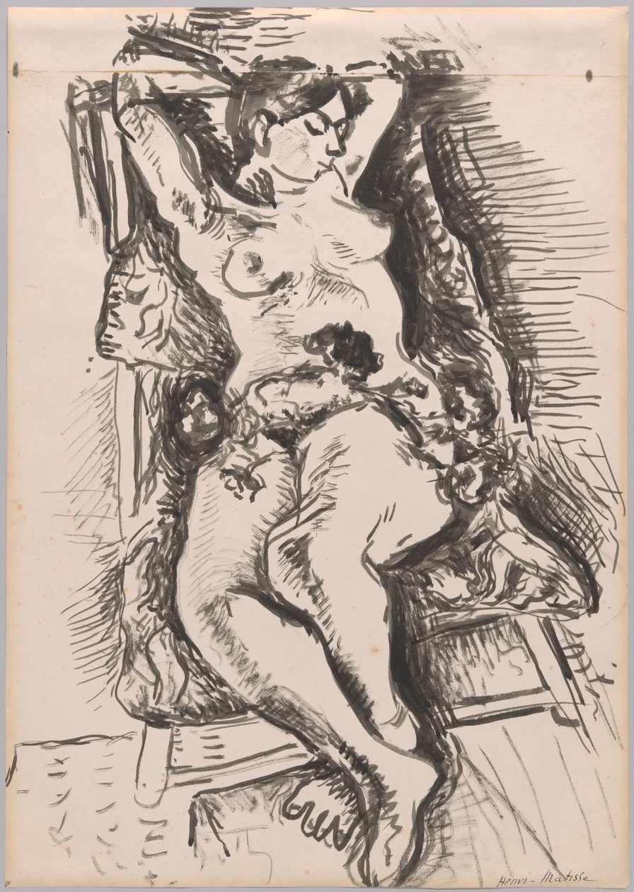 Nøgen på en klapstol af Henri Matisse