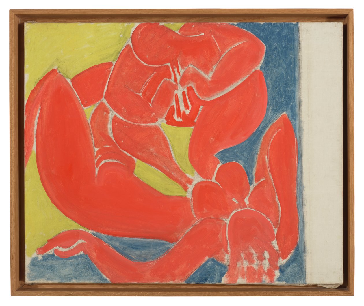 Nymfe og rød fauna (indrammet) af Henri Matisse