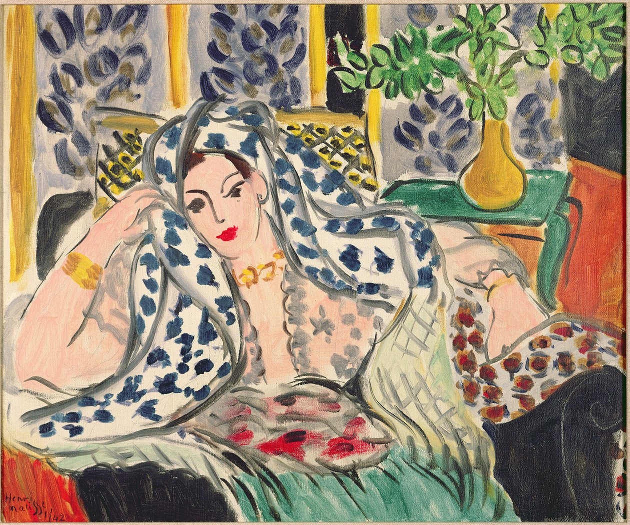 Odalisken på Fautenuil af Henri Matisse