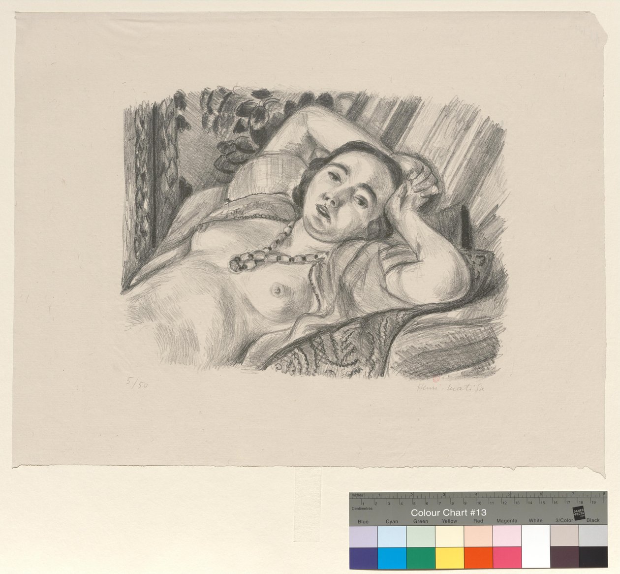 Odaliske med halskæde af Henri Matisse