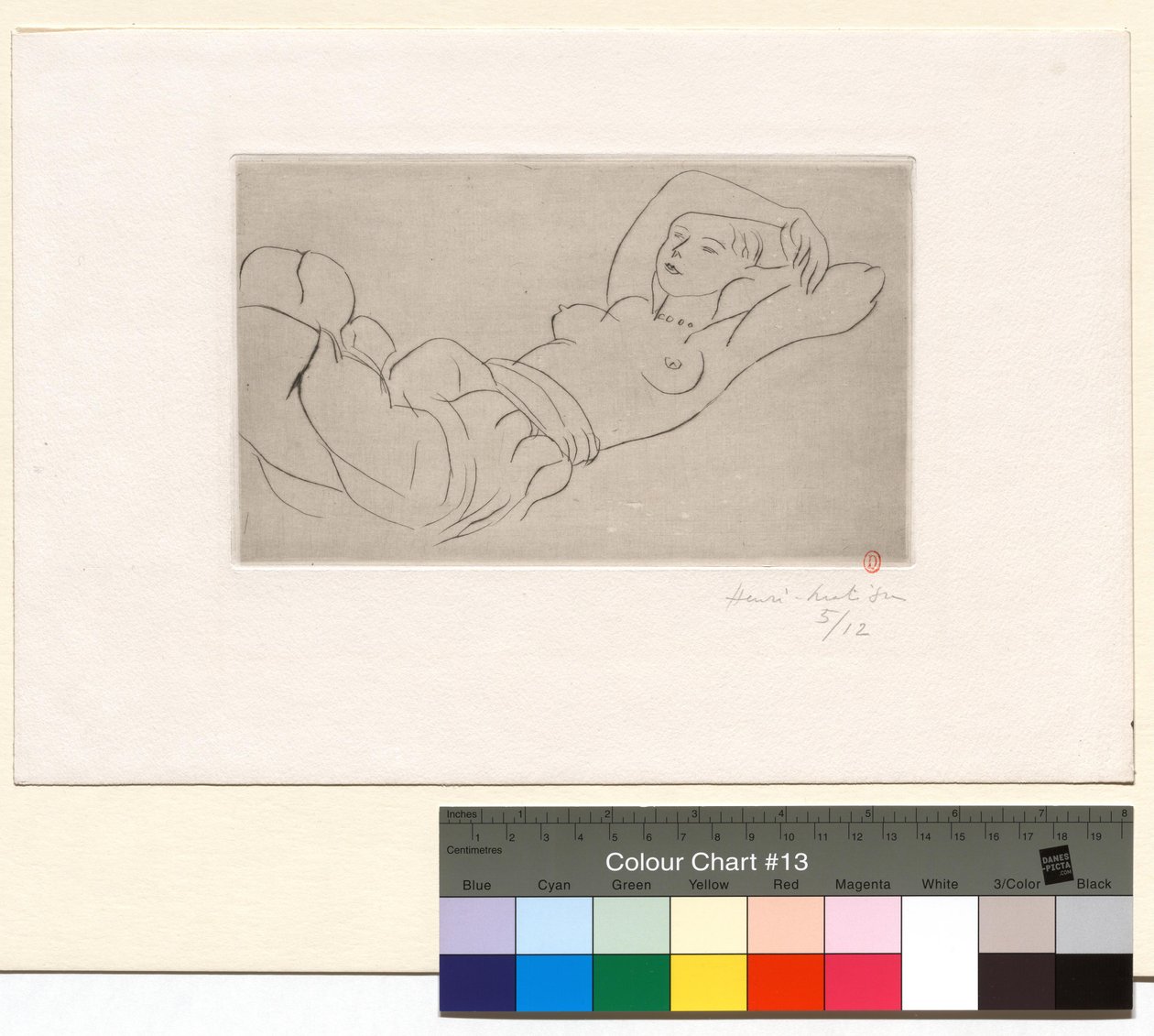 Liggende odaliske af Henri Matisse