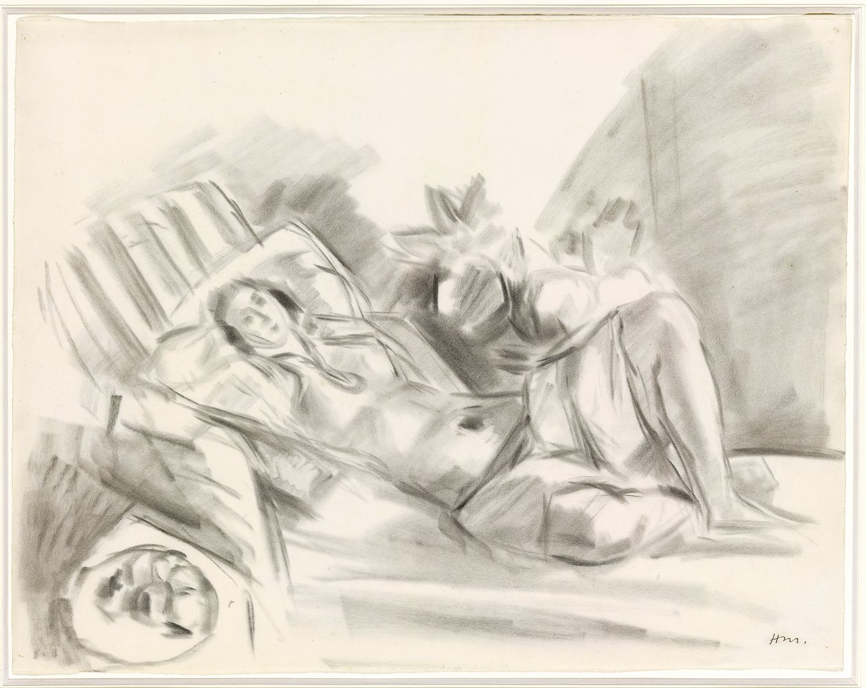 Odalisken med magnolier af Henri Matisse