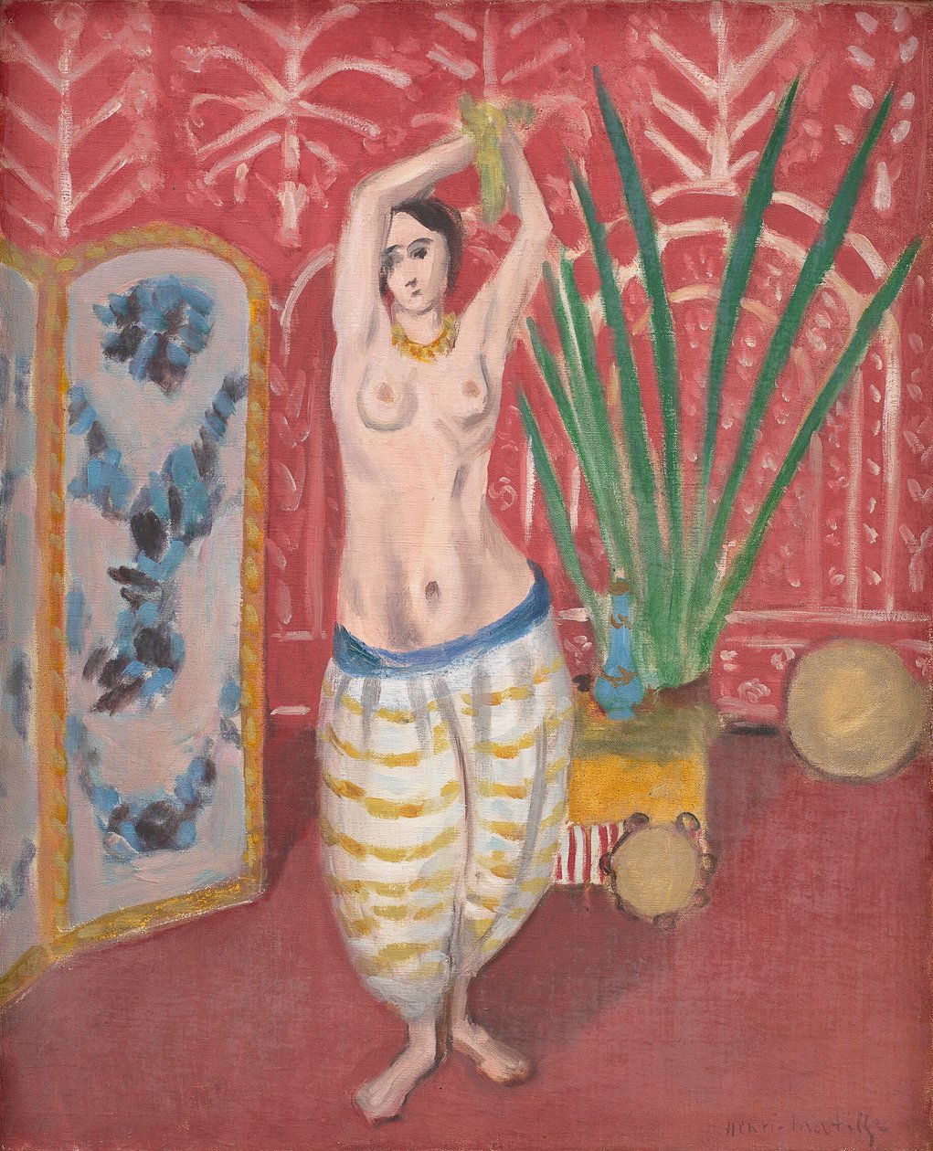 Odaliske med et skærmbræt af Henri Matisse