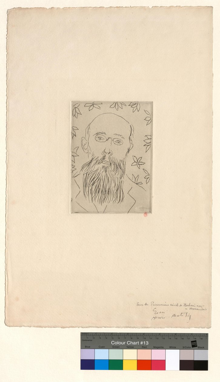 Portræt af Bourgeat, der ligner Vassaux af Henri Matisse