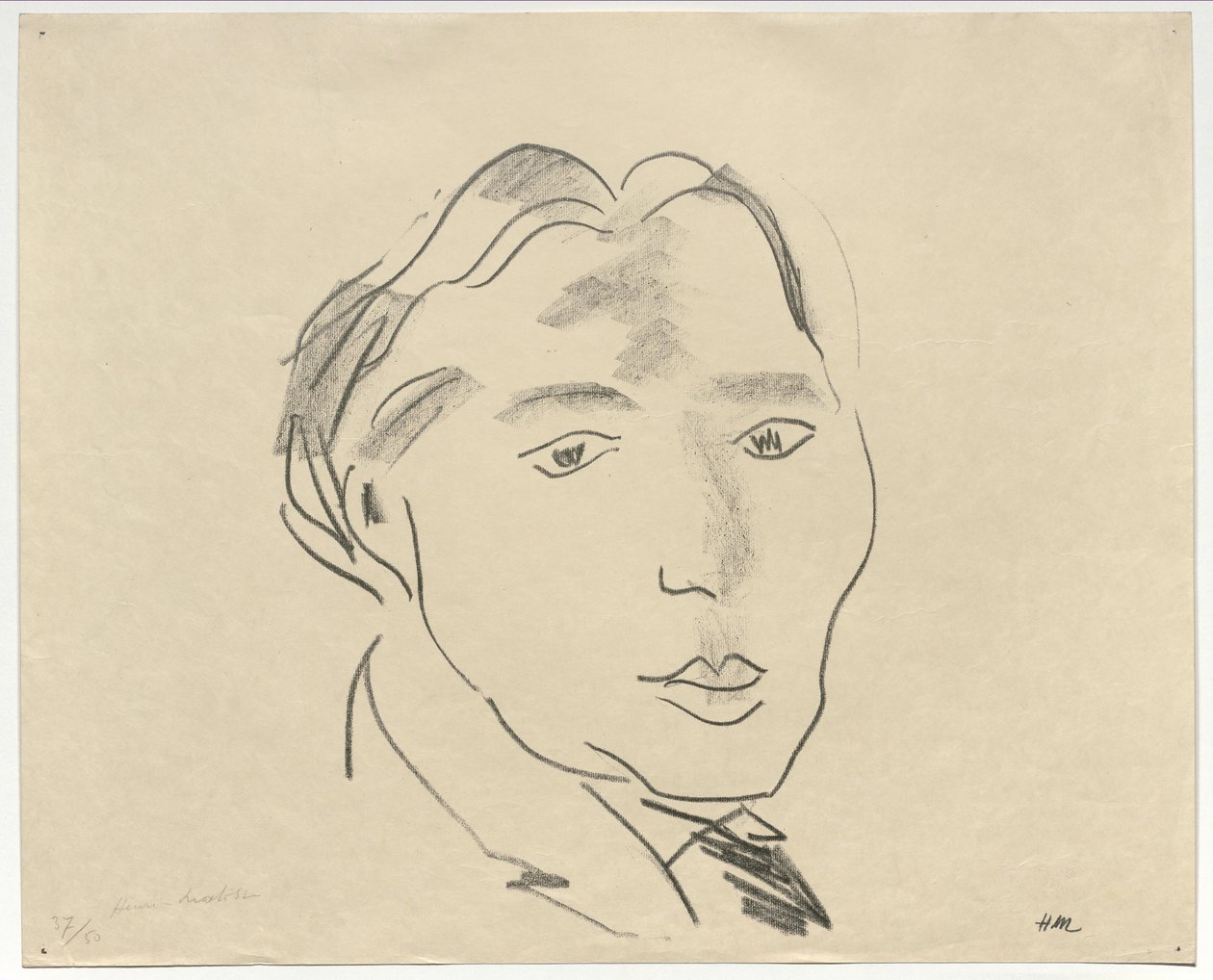 Portræt af Cortot af Henri Matisse
