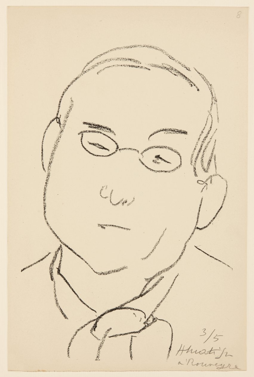 Portræt af Paul Léautaud af Henri Matisse