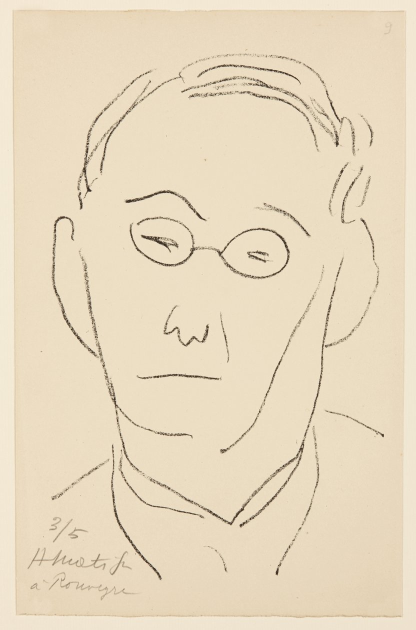 Portræt af Paul Léautaud af Henri Matisse