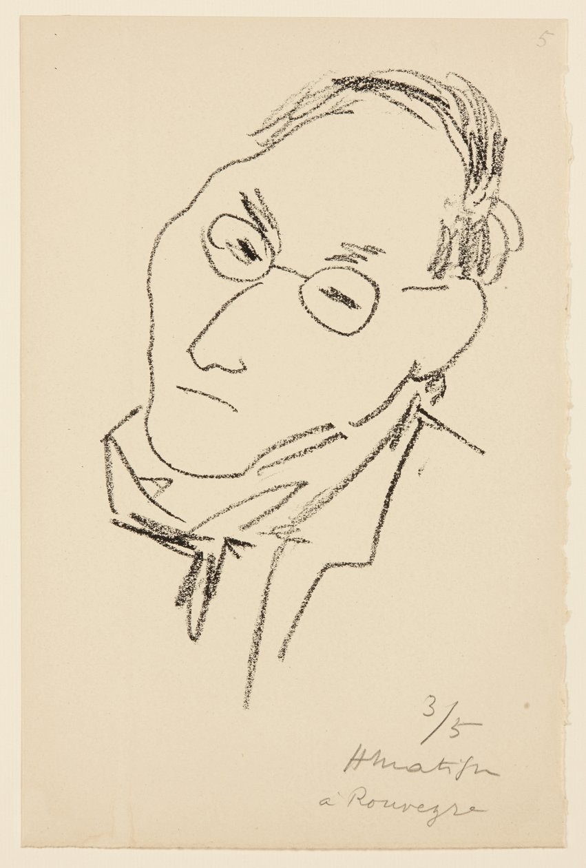 Portræt af Paul Léautaud af Henri Matisse