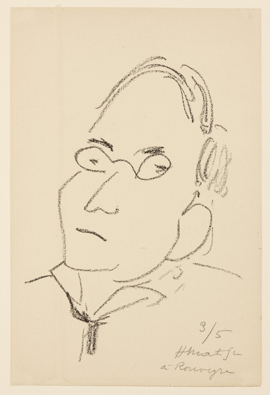 Portræt af Paul Léautaud af Henri Matisse