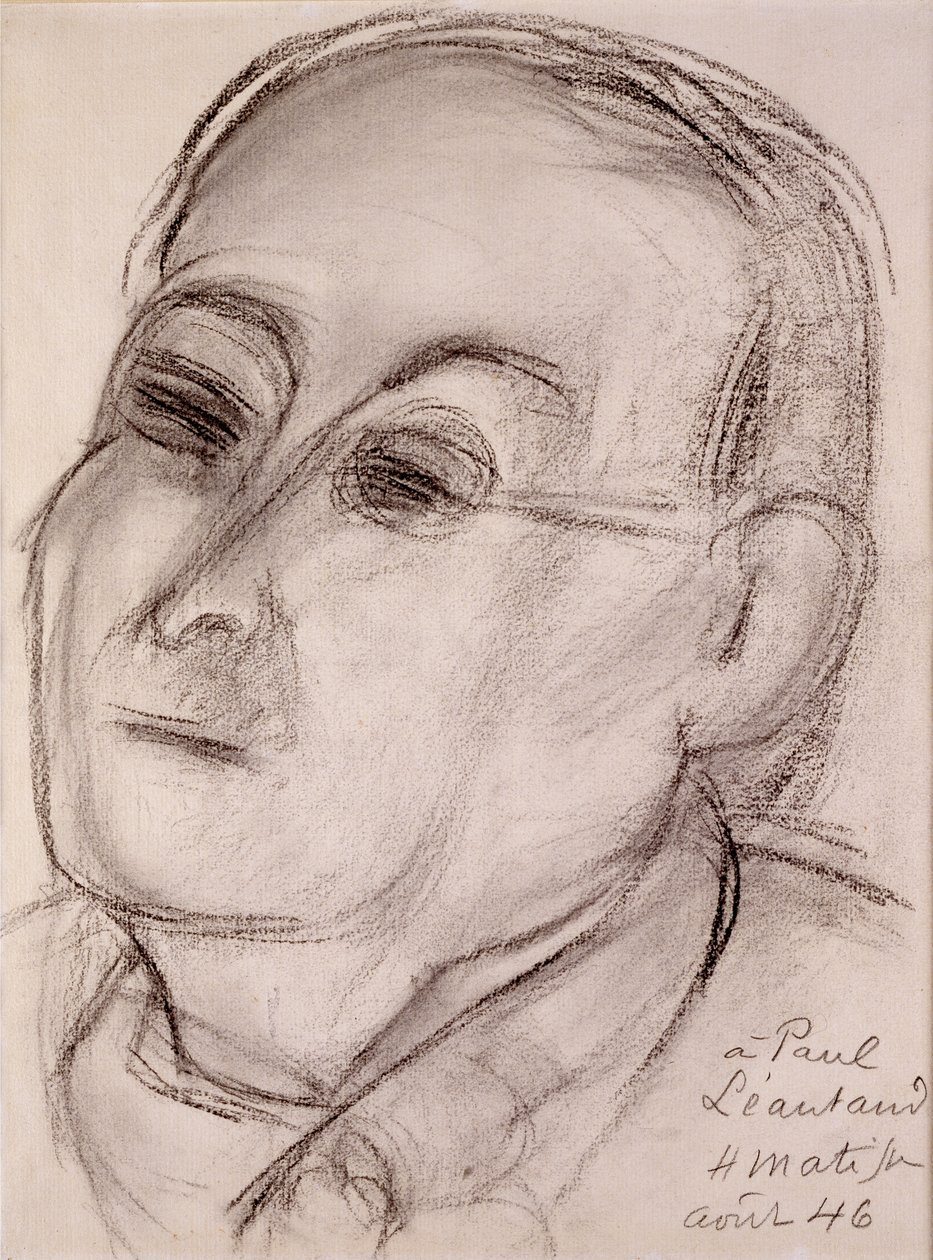Portræt af Paul Leautaud (1872-1956) af Henri Matisse