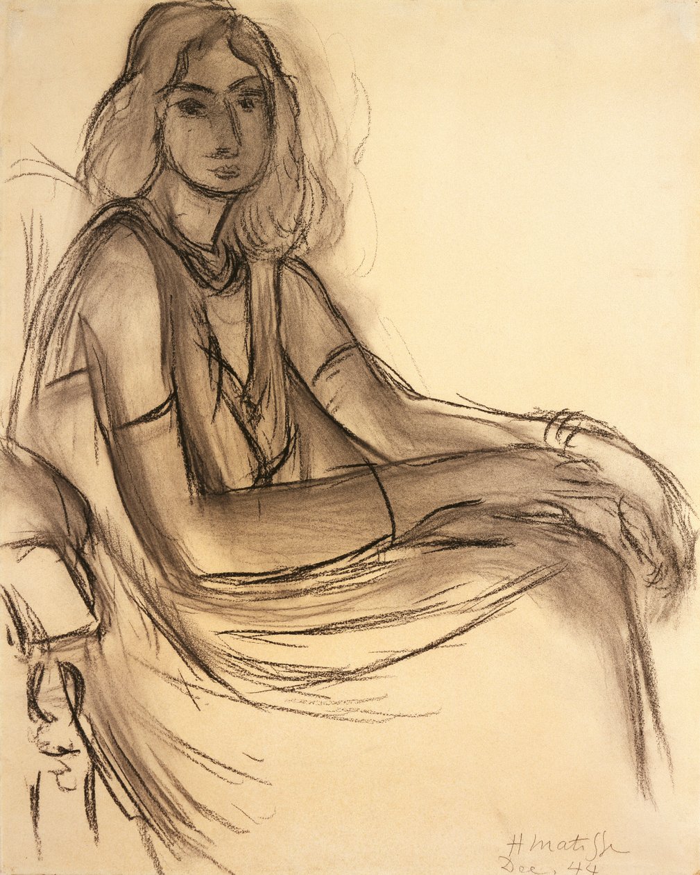 Portræt af en kvinde af Henri Matisse