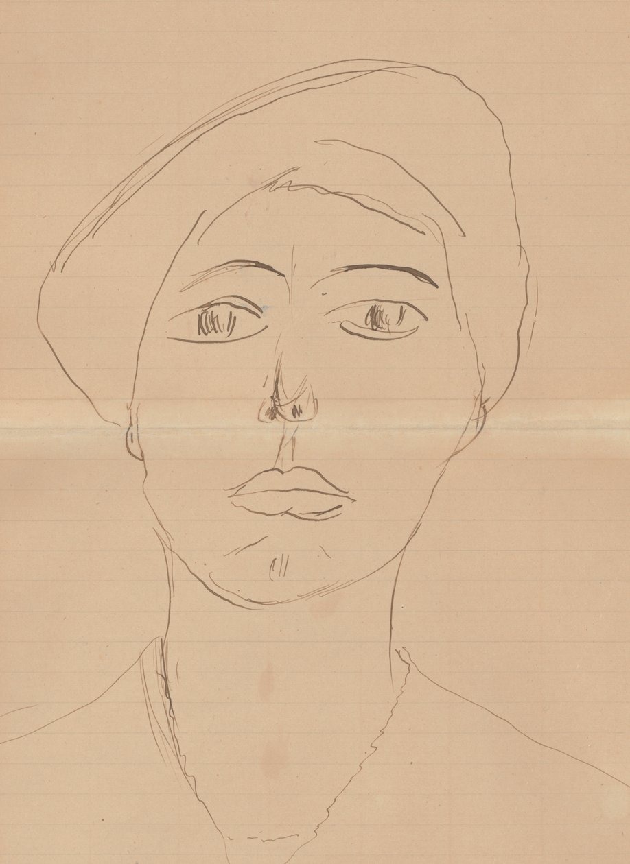 Portræt af en kvinde (Olga Meerson) af Henri Matisse